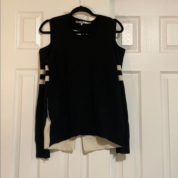 Pam & Gela Cold Shoulder Sweater - Picture 3 of 7